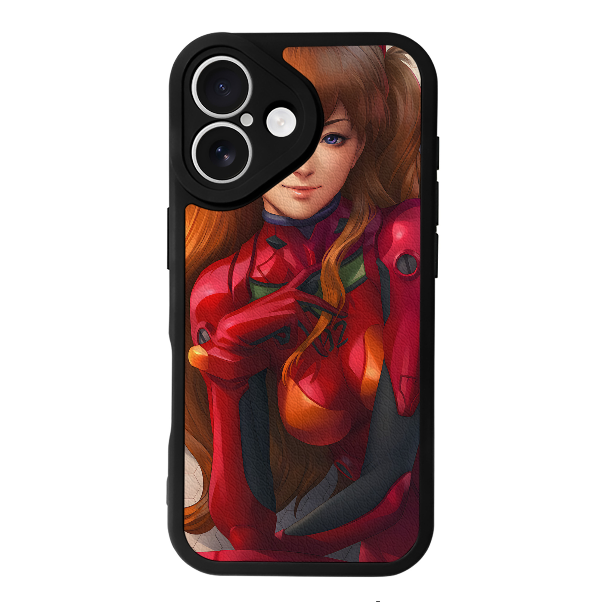 （画像用） EVA 新世紀エヴァンゲリオン 【iPhone 16シリーズ対応】シリコンスマホケース（レザー調） 材質：シリコン